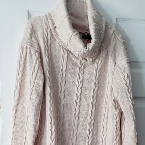 Reborn cowl neck tunic sweater